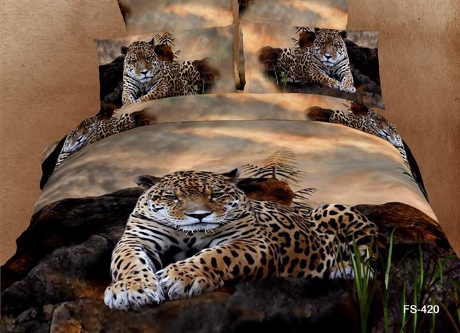 jaguar figürlü nevresim
