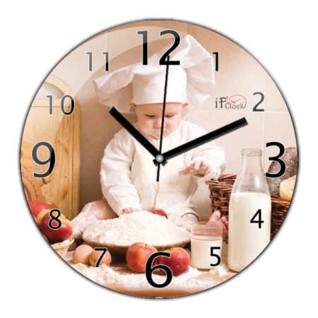 Bebek figürlü mutfak saati modelleri