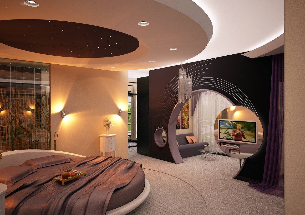Dekoratif dizayn edilmiş yatak odası modelleri