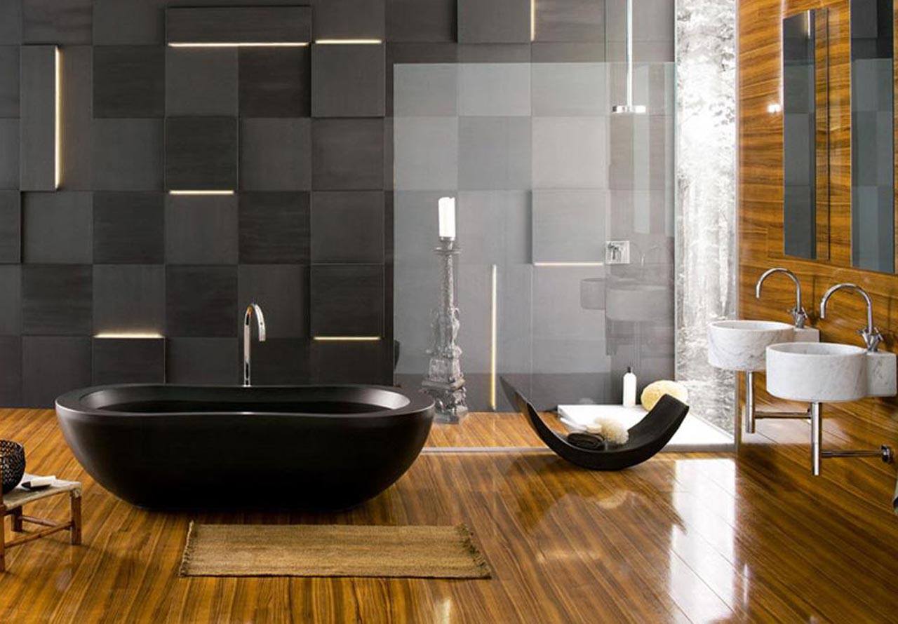 Dekoratif modern banyo dizayn modelleri