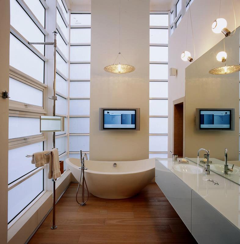 Dekorlu modern banyo dizayn modelleri