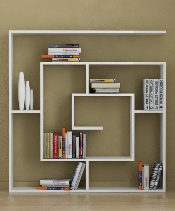 Stunning Labirynth Creative Bookshelves Design For Small Space