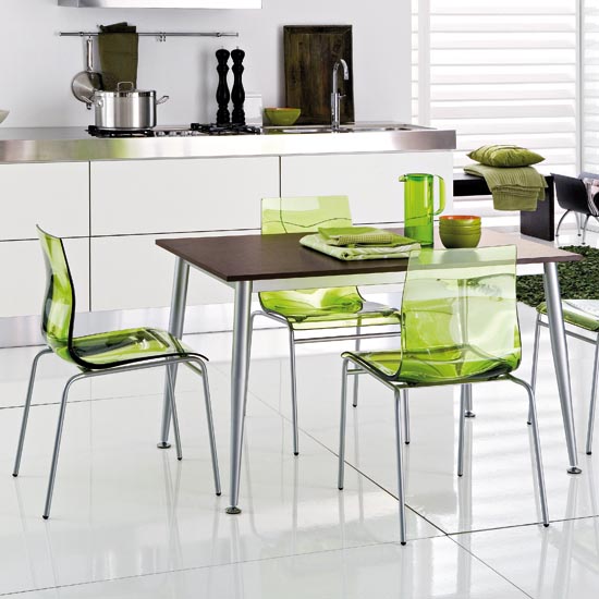 Modern Yeşil Mutfak Masası Modelleri