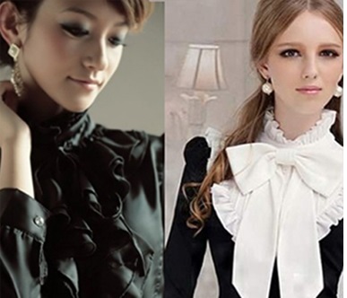 Modern siyah beyaz gömlek modelleri