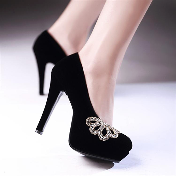 siyah süet platform ayakkabı modelleri