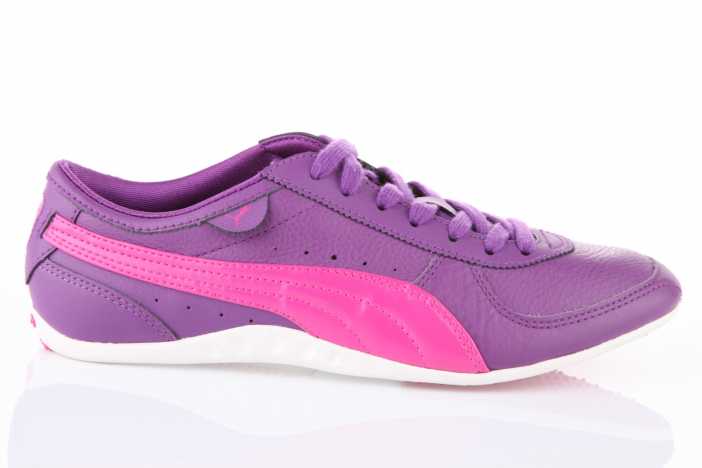 Lila pembe puma spor ayakkabı modeli