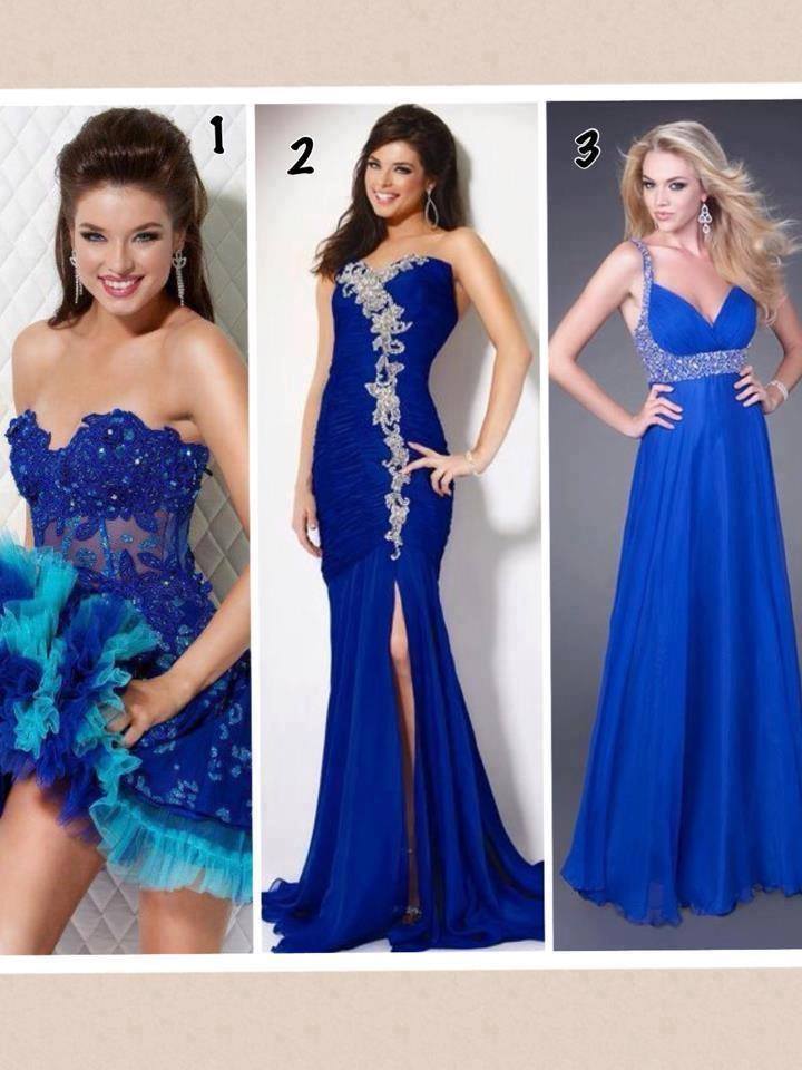mavi renklerde farklı modellerde gece elbisesi