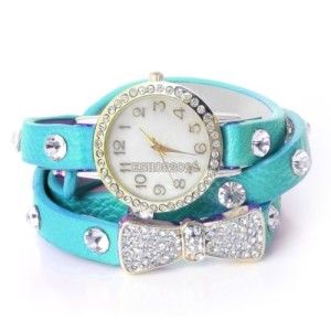 mavi taşlı bayan kol saati modelleri
