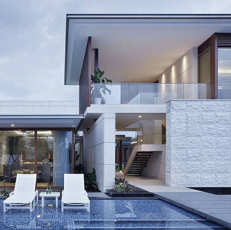 ultra lüks yazlık villa tasarım modelleri