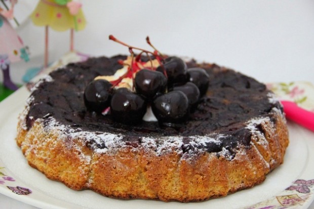 Kirazlı Damla Sakızlı Kek Tarifi