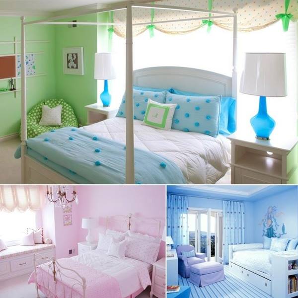 Renkli yatak odası modelleri