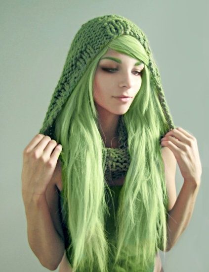 Yeşil saç modeli