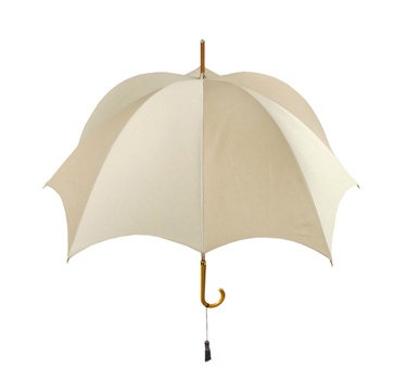 beyaz sıra dışı şemsiye modeli