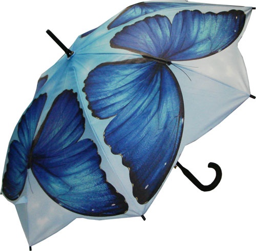 kelebek figürlü şemsiye modeli