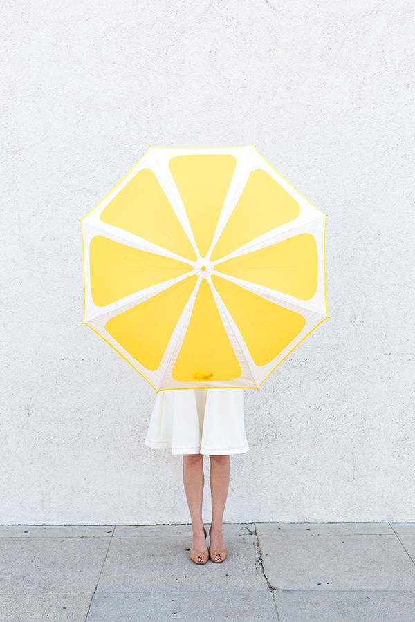 limon figürlü şemsiye modeli