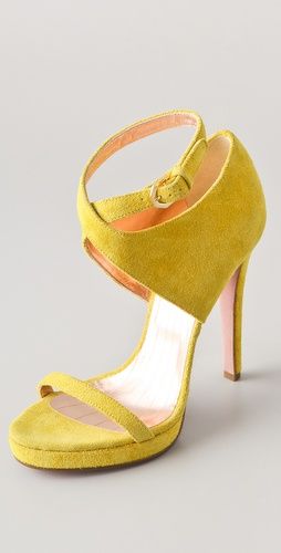 sarı platformlu ayakkabı modeli