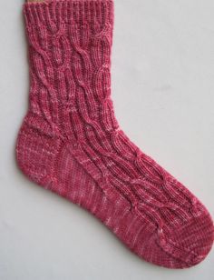 vişne rengi örgü çorap modeli