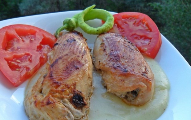 Mantarlı Tavuk Sarma Tarifi