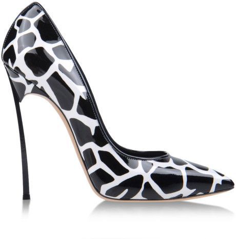 siyah beyaz ince topuklu zebra desenli stiletto ayakkabı