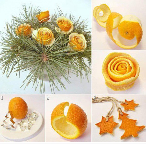 Portakal Kabuklarından Şık Tasarımlar