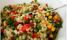 Közlenmiş Biberli Buğday Salatası Tarifi
