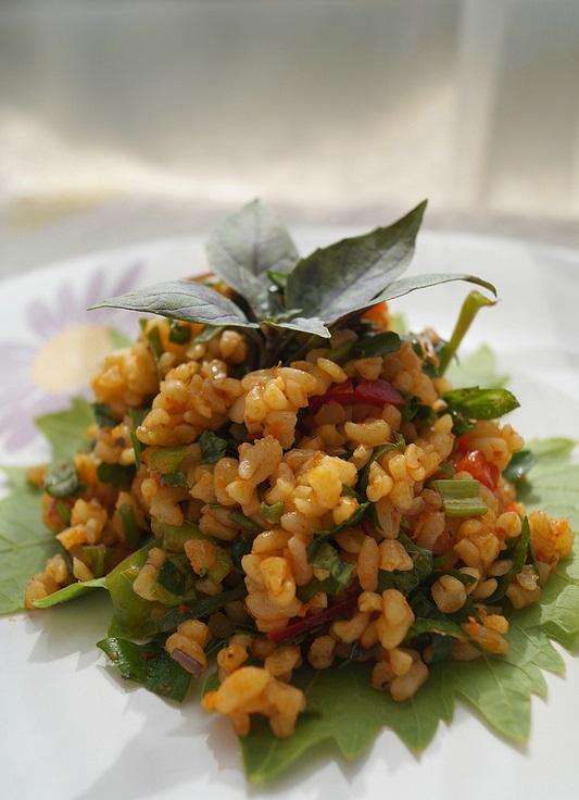 reyhanlı bulgur salatası tarifi