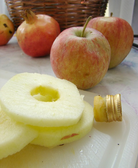 zencefilli elma halkaları kızartması tarifi