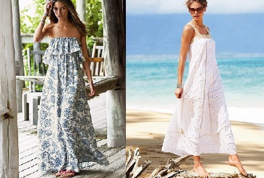 Desenli fırfırlı yazlık elbise modelleri