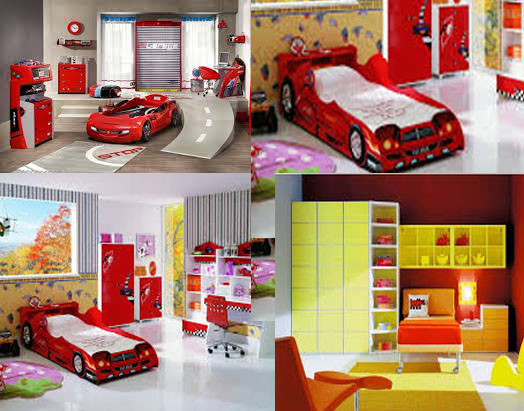 Kırmızı arabalı yatak modelleri