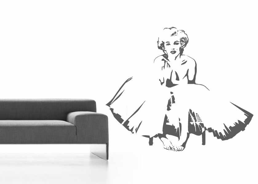 Marilyn Monroe Duvar Sticker