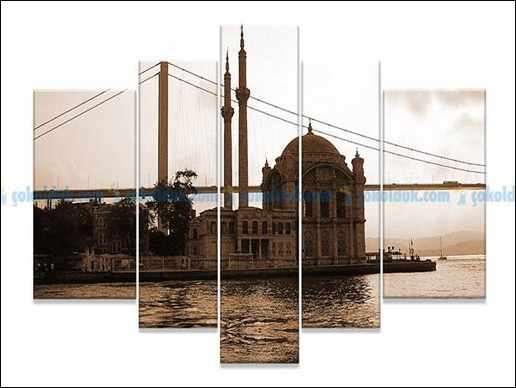 Ortaköy cami kanvas tablo modeli