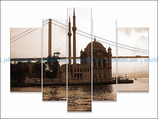 Ortaköy cami kanvas tablo modeli