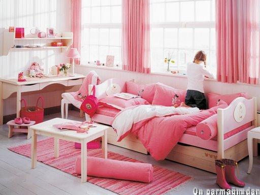 Renkli genç odası mobilya modelleri
