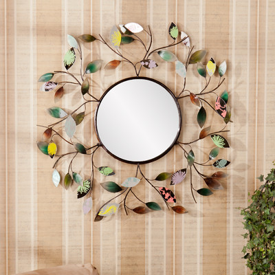 Southern-Enterprises–Bradshaw-Decorative-Metallic-Leaf-Wall-Mirror