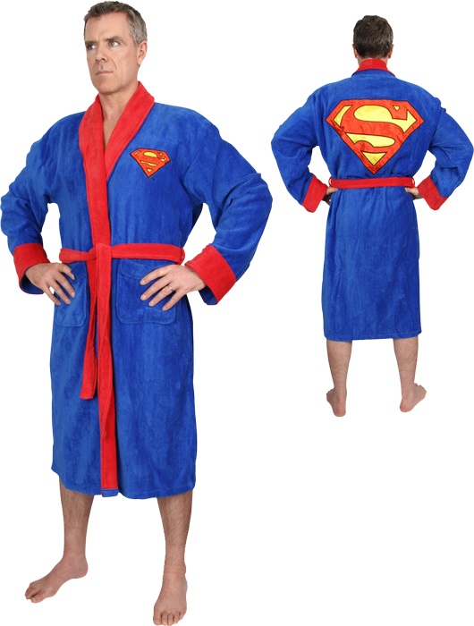 Superman baskılı bornoz modeli