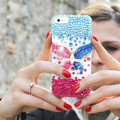 Swarovski taşlı  İphone kapak modeli