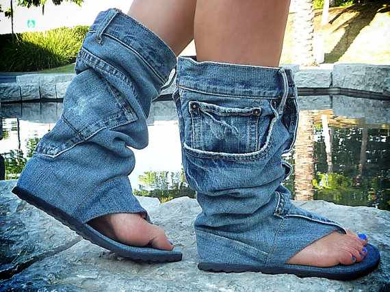 Sıra dışı jeans bot modeli