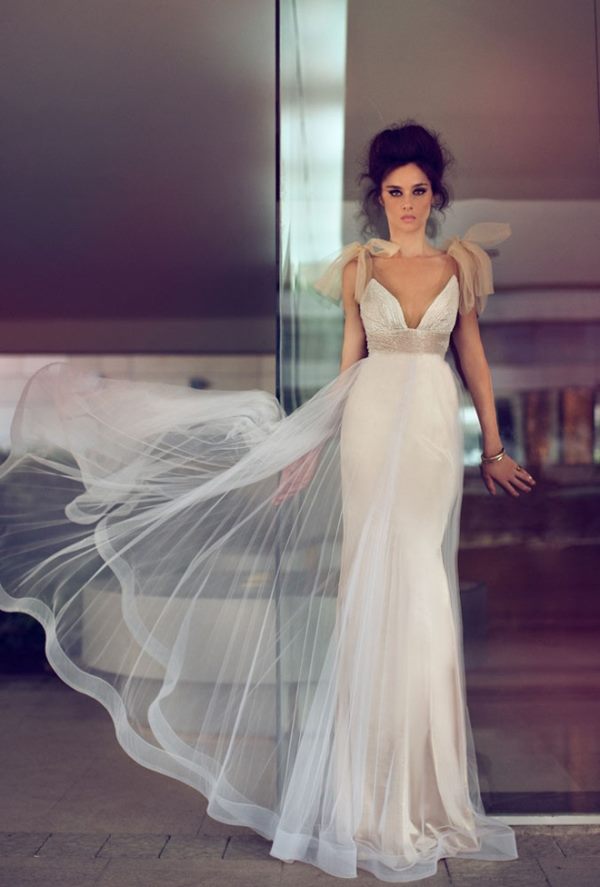 beyaz abiye elbise modeli