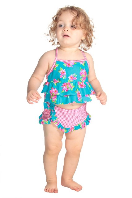 kız bebekler için etekli bikini